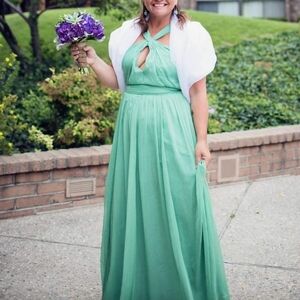 Halston Greek Goddess Dress